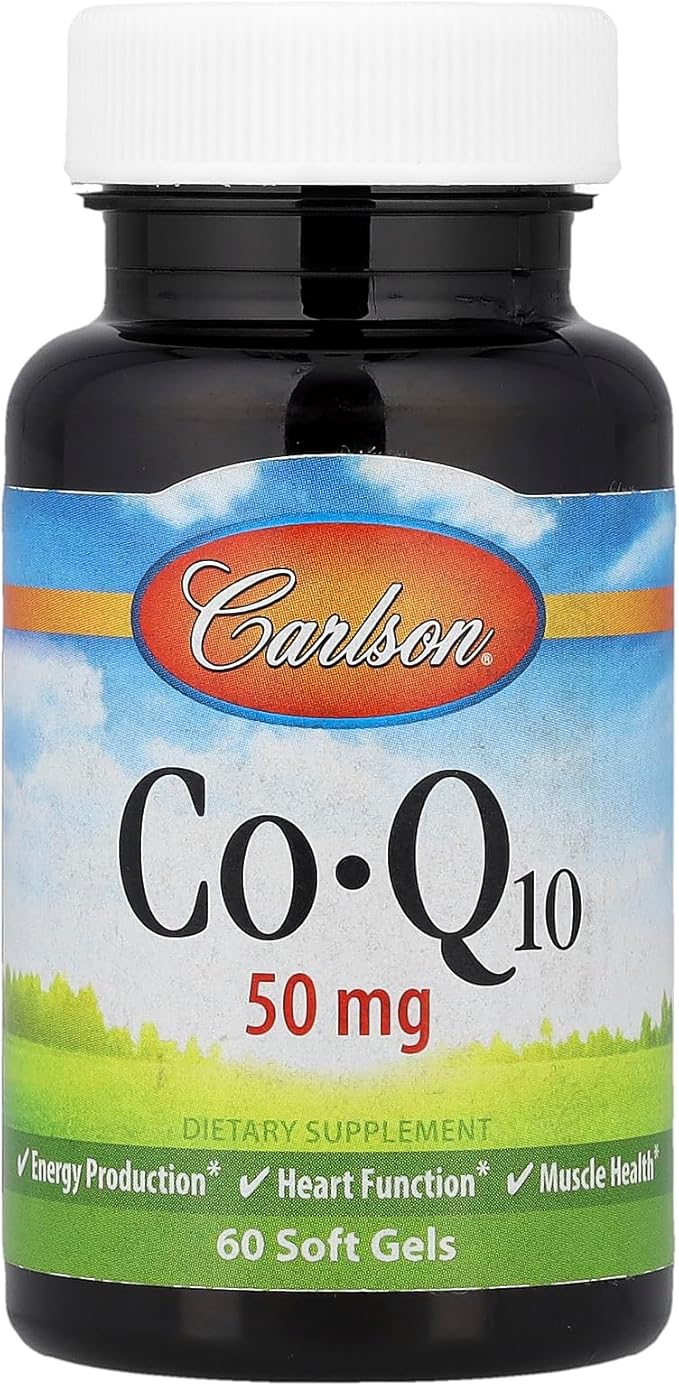 Carlson Labs Co-Q-10 50mg 60 Softgels