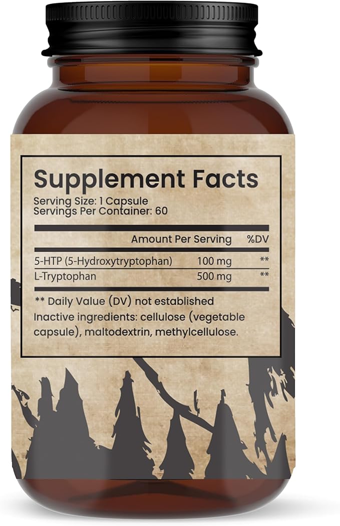 5-HTP - 60 Cap Natural Wellness Support