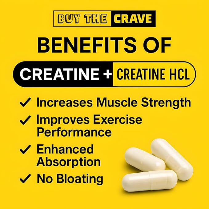 Creatine HCL + Creatine Monohydrate Mix Less Sour &amp Easier to Consume Post Workout Muscle Builder for Men &amp WomenCreatine Hydrochloride + Monohydrate 16 OZ (454g)