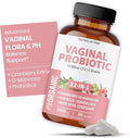 Women’s Vaginal Microflora Probiotic Complex | Everyday Freshness &amp Comfort Formula | 12-in-1 Blend with Cranberry D-Mannose &amp Hibiscus | Third-Party Tested cGMP Facility Vegan Non-GMO 60