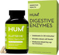 HUM Flatter Me Digestive Enzymes for Women &amp Men Digestive Health Bloating Supplement with Ginger &amp Peppermint Leaf Fast Acting Anti Bloat Pills Multi Enzyme for Debloating Vegan 60 Capsul