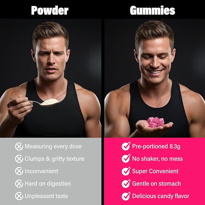 EAA Gummies - 2:1:1 BCAA Formula (8300mg) - Essential Amino Acids for Muscle Recovery &amp Endurance - Non-GMO Gluten Free Sugar Free Vegetarian Raspberry Flavor - 90 Count