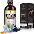 DAWNLOOP Organic Cold Pressed Black Seed Oil (16oz) – 100% Pure Nigella Sativa Black Cumin Seed Oil for Immune Digestive Joint &amp Brain Support – Gluten Free Non‑GMO