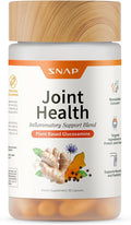 Snap Supplements Joint Health Support Supplement Plant Based Glucosamine &amp MSM Supplement Joint Supplement to Support Movement Flexibility and Strength Joint Support Supplement 90 Capsules