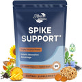 Spike Detox – Nattokinase Supplement 10000 FU with Serrapeptase 18000 SPU &amp Bromelain 800 GDU – 3-in-1 Systemic Multi-Enzyme Formula for Heart - 90 Tablets