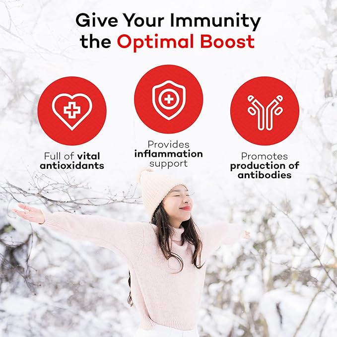 Daiwa Peak Immune 4 - Natural Immune System Booster + Daiwa Krill Oil – Omega 3 Krill Oil Capsules