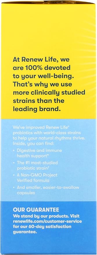 Renew Life Extra Care Ultimate Flora Probiotic 50 Billion Go Pack 60 Ct