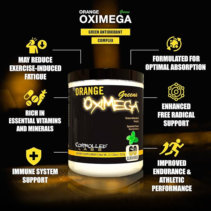 Controlled Labs Orange OxiMega Greens Spearmint -- 0.72 lb