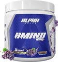 Alpha Supps Amino NRG+ BCAA Amino Energy Recovery Powder - Hydration Blend with Electrolytes - Focus Blend for Optimal Performance Support in Men &amp Women (30 Servings Juicy Grape)