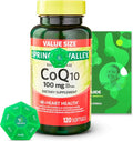 Rapid-Release CoQ10 100 mg 120 Softgels with Bundle Exclusive Vitamins &amp Minerals - A to Z - Better Ligth&ampSpring Guide + Weekly Pill Organizer (3 Items)
