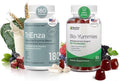 Houston Enzymes Digestive Health Bundle - TriEnza Digestive Enzymes for Women &amp Men 180 Capsules &amp BioYummies Postbiotic Supplement 60ct ES1 Postbiotic Metabolites from Prebiotics and Probio