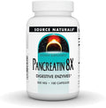 Source Naturals Pancreatin 8X 500 mg Digestive Enzymes - 100 Capsules