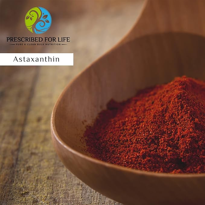 Prescribed For Life Astaxanthin Natural 1% Astaxanthin Powder Supplement Made from Red Algae (5kg)