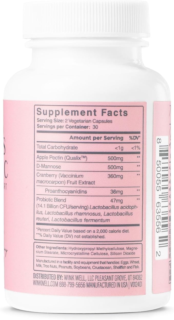 Women's Probiotic | Vaginal Health Probiotic | 14 Billion CFU Pre &amp Pro Blend | UTI Support with D-Mannose and Cranberry Extract | Urinary Tract Health Support | Digestive enzymes and Gut Health