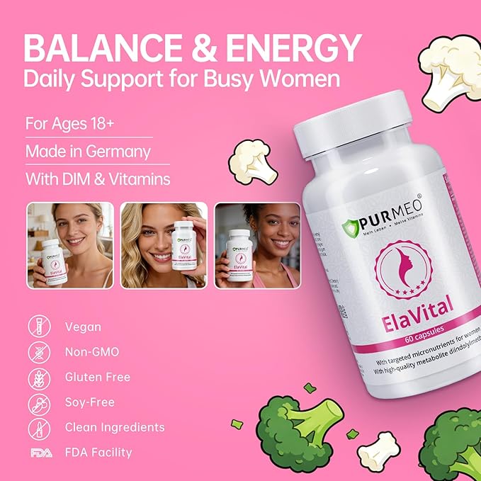 DIM 150 - Diindolylmethane Supplement for Breast Health &amp Hormone Balance for Women Gluten- Free GMO-Free Vegan 60 Capsules