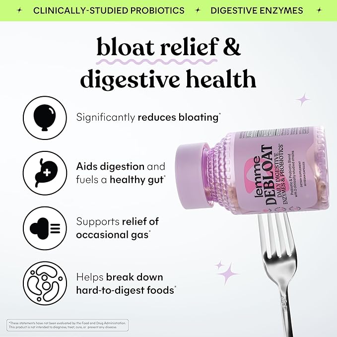 Lemme Burn Debloat &amp Focus Bundle | Metabolism &amp Fat Burning + Bloating &amp Gas Relief Capsules + Focus &amp Brain Health Gummies | Gluten-Free Non-GMO | 60 Count Capsules &amp 50 Count