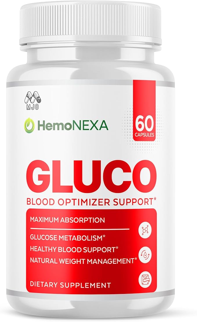 HemoNexa Capsules Official Hemo Nexa Blood Health Support Pills with All Natural Ingredients Advanced Health &amp Wellness Support Formula with Max Strength Vitamins for Women &amp Men (60 Capsule