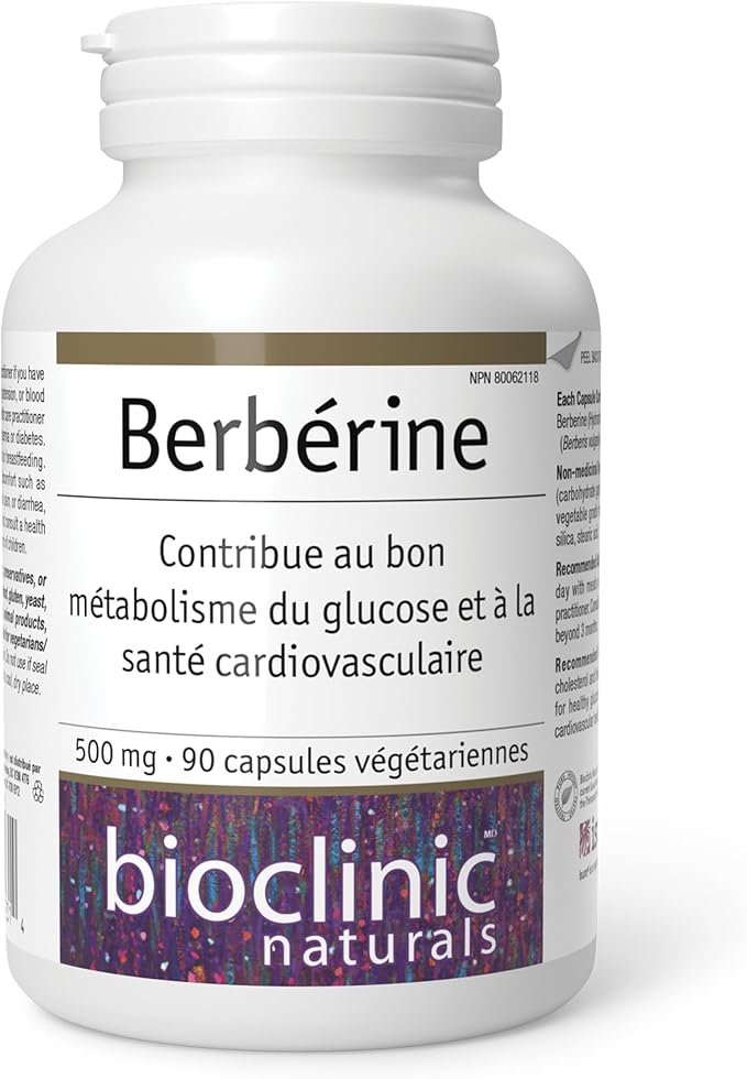 Bioclinic Naturals Berberine HCL 500 mg 90 Caps