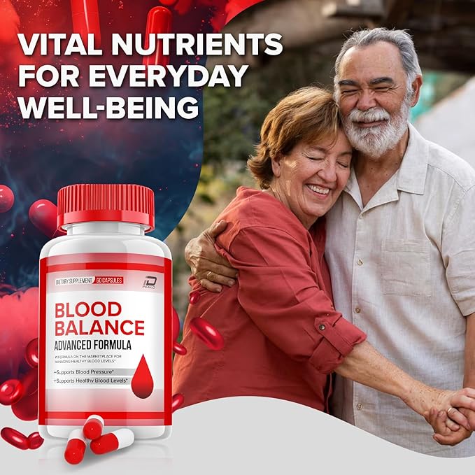 Blood Balance Capsules BloodBalance Advanced Supplement All Natural Formula to Maintain Healthy Levels Maximum Strength Daily Formula Blood Balance Reviews (2 Pack - 120 Capsules)