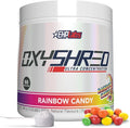 EHP Labs OxyShred Pre Workout Powder - Preworkout Powder with L Glutamine &amp Acetyl L Carnitine Energy Boost Drink - Rainbow Candy 60 Servings