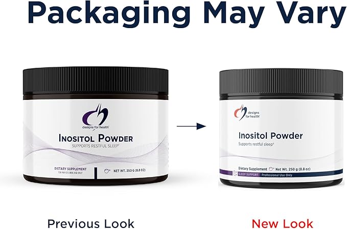 Designs for Health Inositol Powder - Pure 700mg Inositol Supplement to Help Promote Relaxation + Female Hormonal Health - Non-GMO + Gluten Free Easy Drink Add-in (345 Servings / 250g)