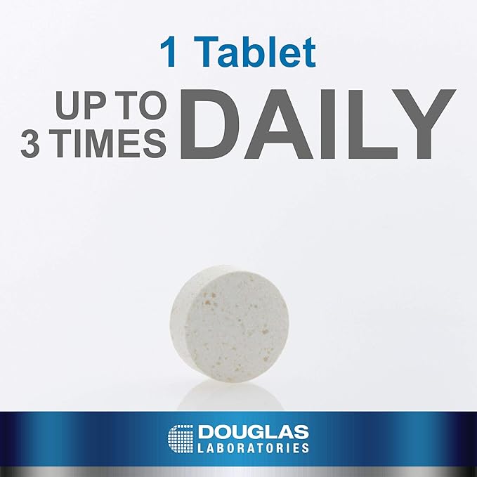 Douglas Laboratories Gluten-Dairy Ultra Enzyme | Gluten and Dairy Digestion Support | 60 Chewable Tablets