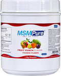 KALA HEALTH MSMPure Fruit Punch Flavored Coarse MSM Powder Flakes – US-Made MSM for Joint Health Skin Appearance and Hair &amp Nail Support – 2.2 lb Organic Sulfur