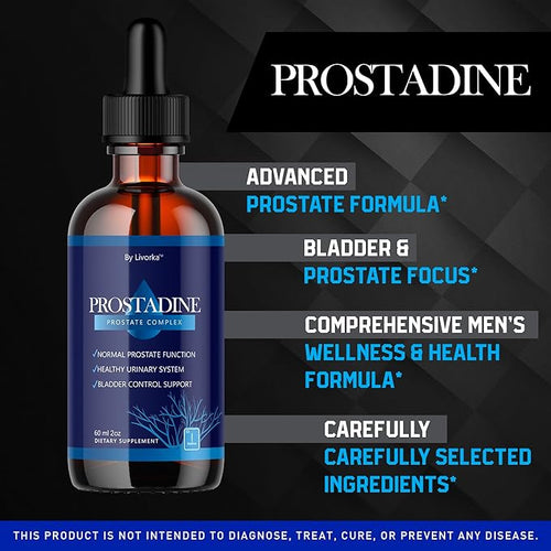 (3 Pack) Prostadine Drops - Official Drop Formula Prostadine for Men Prostadine Reviews Prostadine Supplement Prostadine Natural Liquid Support Prostadine Drop Formula 3 Bottles for 3 Months