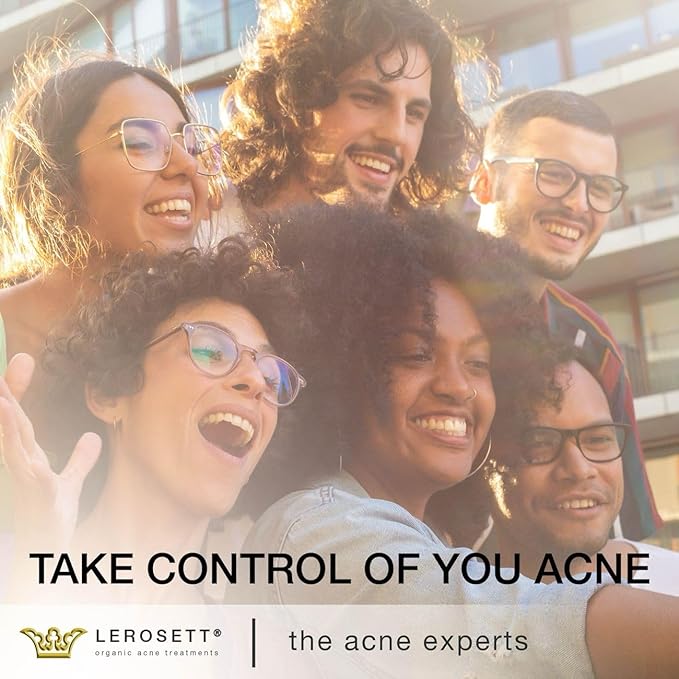 LEROSETT ClearPoint Anti Acne Pills Natural Supplements for Hormonal &amp Cystic Acne Treatment for Oily Skin &amp Breakouts. 60 Caps