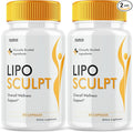 (2 Pack) Lipo Sculpt Capsules LipoSculpt Pills Advanced Loss Support Supplements Capsulas Premium Health Wellness Formula Natural Ingredients for Healthy Digestion Maximum Energy Pastillas (120 ct)