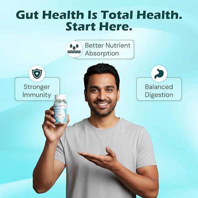 Probiotics 60 Billion CFU for Gut Health – Prebiotics &amp Probiotics Supplement for Men &amp Women Digestive Health Gut Cleanse Bloating Gas Acidity &amp Constipation Support 60 Capsules