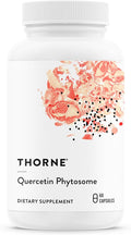 THORNE - Quercetin Phytosome - Antioxidant Supplement for Immune Health Respiratory Support &amp Seasonal Allergy Relief* - Third-Party Certified - Gluten Dairy &amp Soy-Free - 60 Capsules