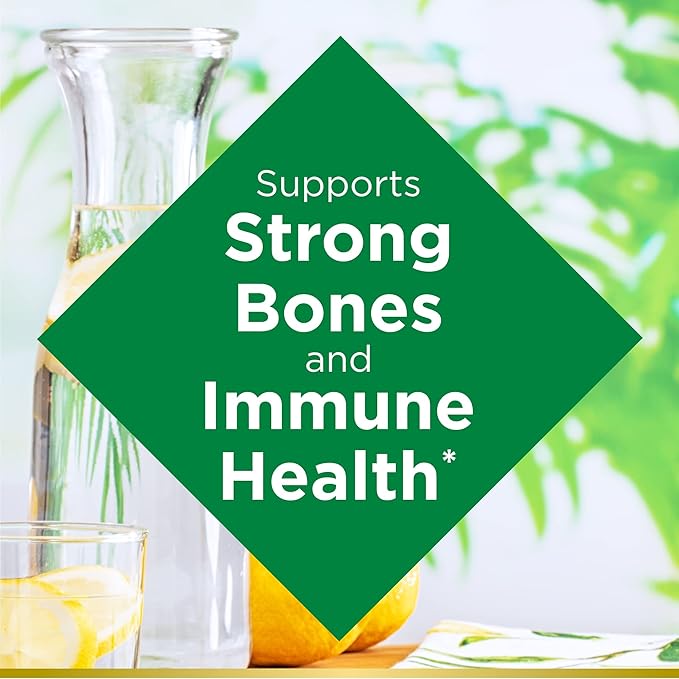 Nature's Bounty Vitamin D3 5000 IU Softgels Rapid Release Immune Support Vitamin D Supplements 150 Count (Pack of 2)