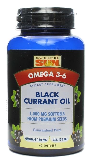 Health From The Sun Black Currant Oil Dietary Supplement - 1 Each - 60 SGEL