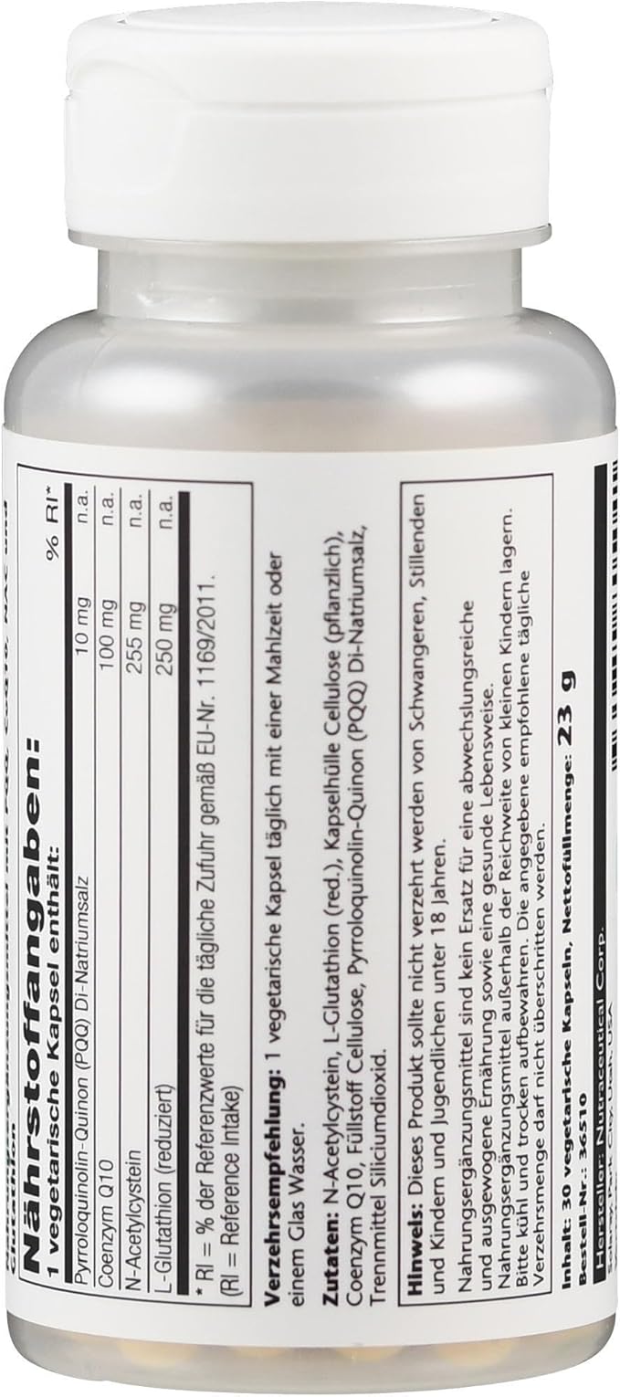 Solaray PQQ CoQ10 Heart Health Support 30ct