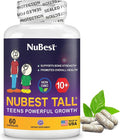 NuBest Tall 10+ Premium Bone Strength Formula Enhanced Immunity and Overall Health for Age 10+ with Calcium Vitamin D3 Vitamin K2 and Multivitamins | 60 Capsules | 1 Month Supply