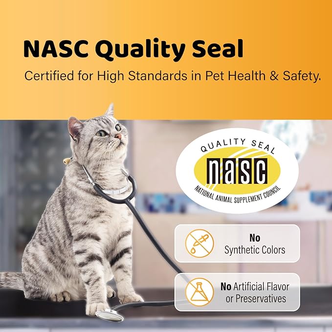 iPaw L-Lysine Chews for Cats Daily Immune and Respiratory Support for Cats Lysine Treats Supplement Made in USA Chicken Liver Flavor (70 Chews/Pack) 3 Packs