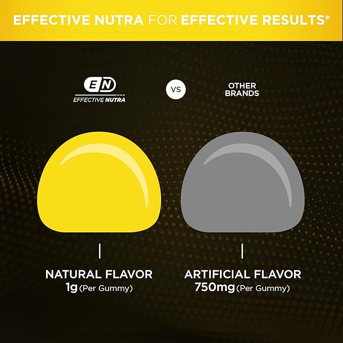 EFFECTIVE NUTRA Creatine Monohydrate Gummies 90ct &amp Sugar Free Milk Thistle Gummies 90ct