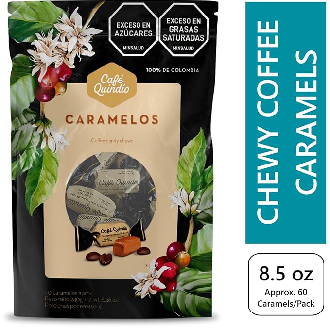 Gourmet Ground Coffee + Coffee Chewy Caramels