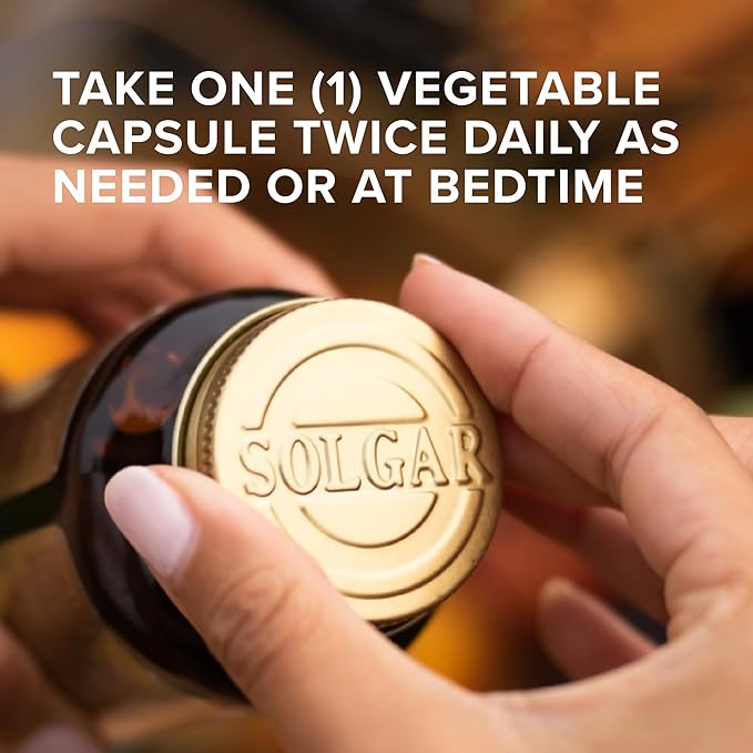 Solgar 5-HTP 100 mg - 90 Vegetable Capsules - Promotes Relaxation - Non-GMO Vegan Kosher &amp Gluten Free - 90 Servings