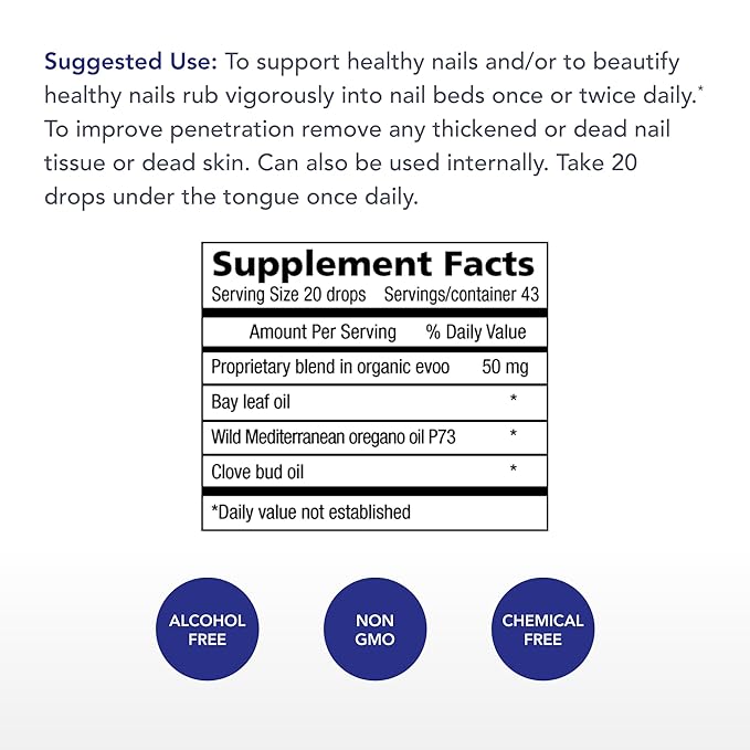 Physician's Strength Nail-EX - 1 fl oz - For Healthy Nails &amp Skin - Toenail &amp Fingernail Formula - 43 Servings