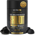 Alpha Shilajit Gummies Pure Himalayan Shilajit for Men Tongkat Ali Ashwagandha KSM 66 Advanced VeltrAbsorb™ 76%+ Fulvic Acid &amp 92+Trace Minerals Vegan Sugar-Free