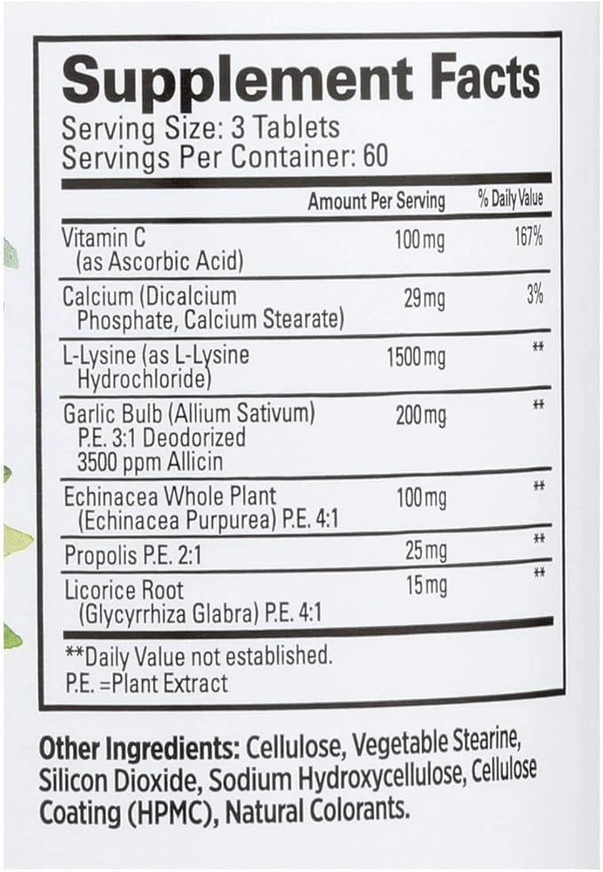 Quantum Health Super Lysine Plus+ 180 Tabs