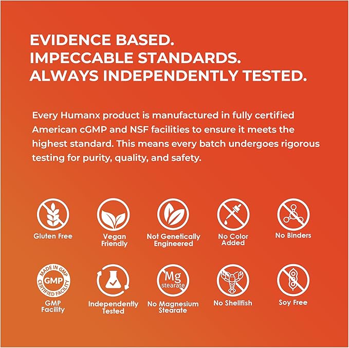 Humanx Cistanche+ 550MG (Cistanche Tubulosa Extract Powder for Men) USA Made - Easy to Swallow Capsules - Powerful Supplement to Support Athletic Performance Strength &amp Vitality