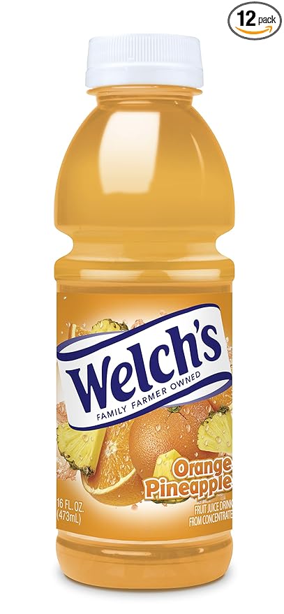 Welch's Orange/Pineapple Juice 16 oz - Pk of 12