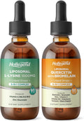 Liposomal L-lysine &amp Quercetin 1000MG Liquid Drops Immunity &amp Overall Health