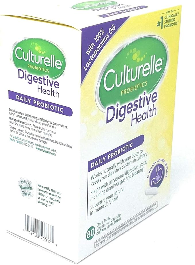 Culturelle Digestive Health Probiotic 80 Capsules
