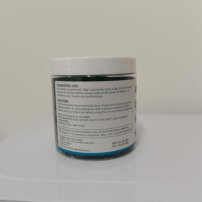 VIFSSG EAA Gummies 120 Gummies (Blue Raspberry) Essential Amino Acids - All 9 Essential Aminos (EAA) and All Branched-Chain Aminos (BCAAs) Non-GMO Gluten Free Vegetarian Friendly 2 Pack