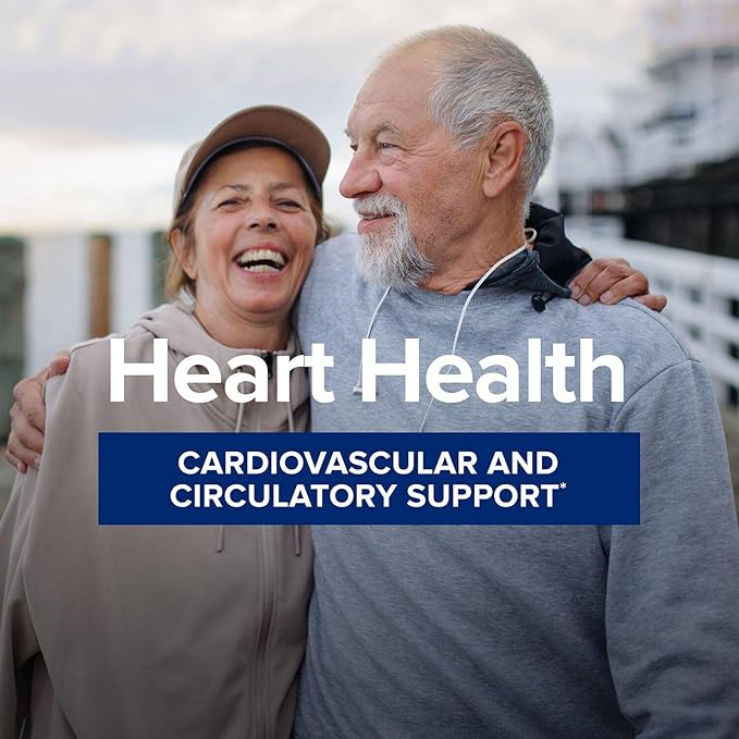 GNC Triple Strength Fish Oil Plus CoQ10 Omega 3 Supplement 1000mg EPA and DHA 100mg CoQ10 Heart and Circulatory Health Plus Skin Joint Brain and Eye Coated to Control Fishy Burps 30 Servings
