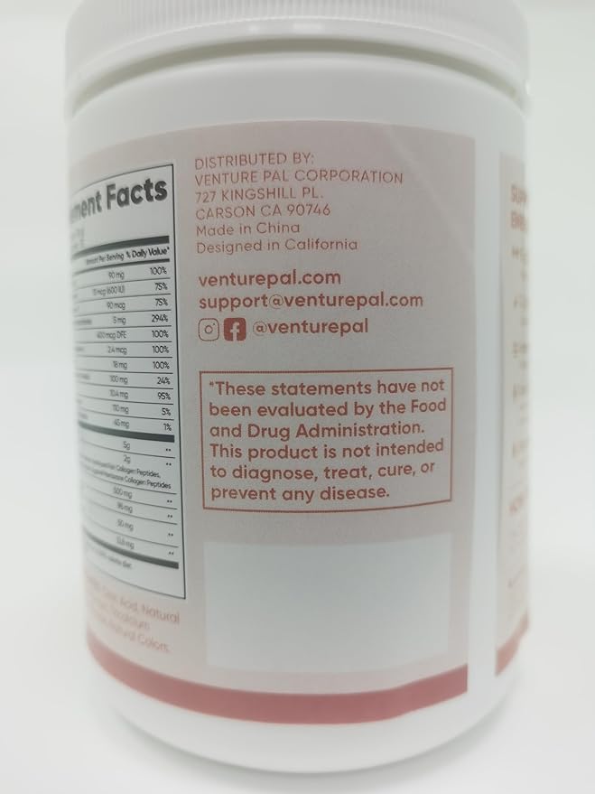 Venture Pal Creatine for Women – Hormone Balance &amp Energy Support Improves Muscle Strength Endurance &amp Recovery Collagen Complex for Skin &amp Joint Health Sugar-Free 30 Servings Mango P